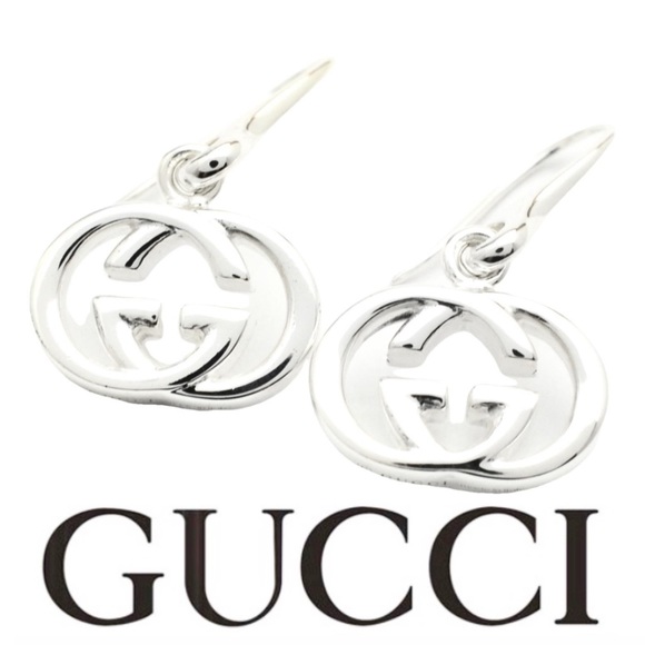Gucci Double G Sterling Silver Earrings*NWB - Picture 1 of 5